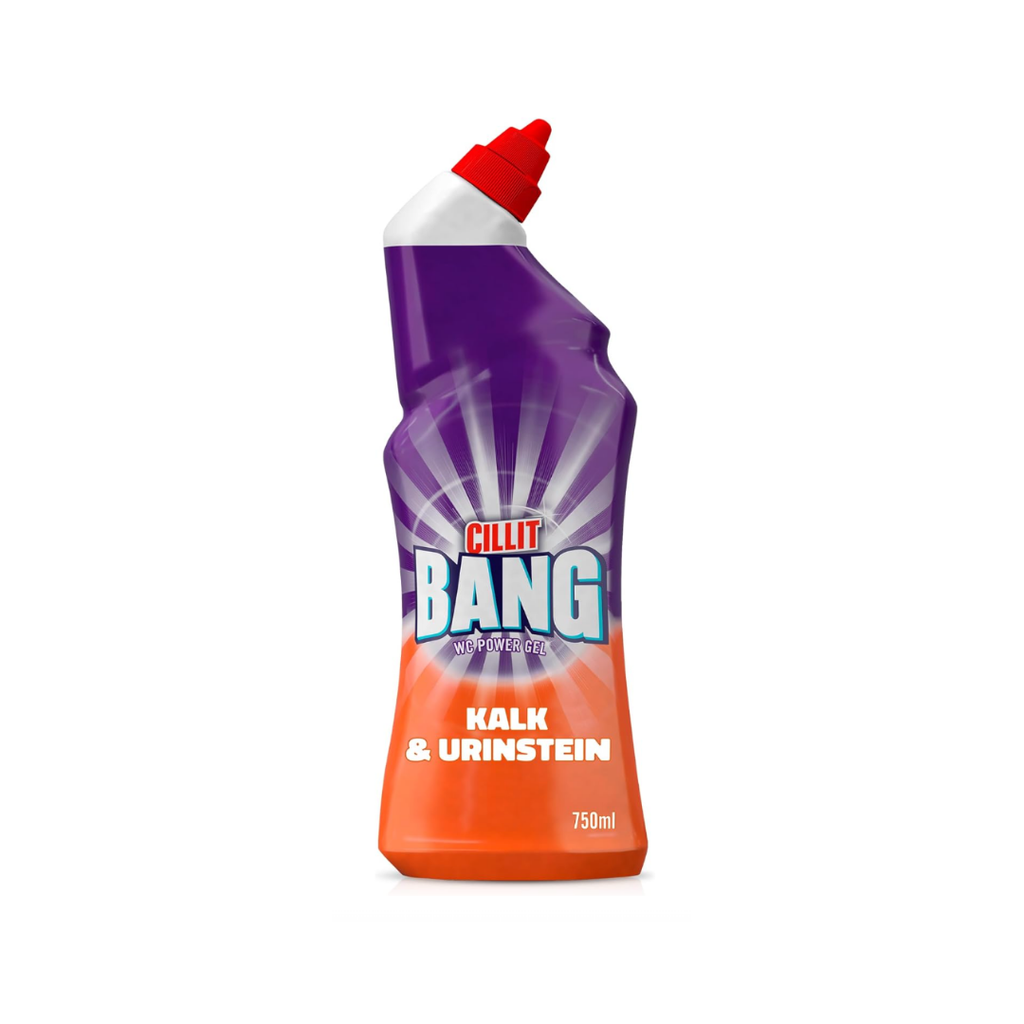 CILLIT BANG WC-Power Gel Kalk- & Urinstein Zerstörer – Kraftvoller WC-Reiniger – 1 x 750 ml