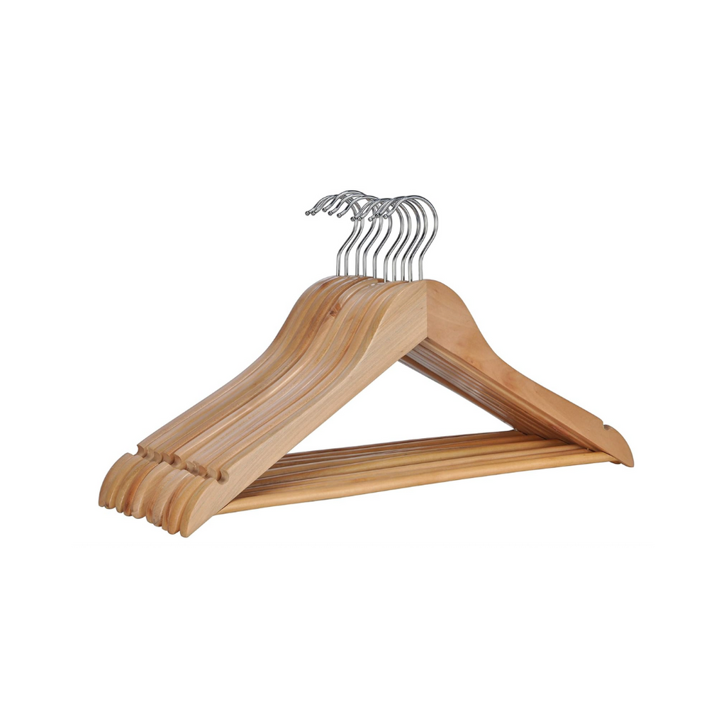 Holz Kleiderbügel 10er Set 