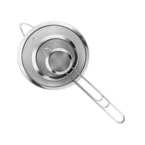 Küchensieb Set, 3 Stück 7/12/18cm Hochwertig Edelstahl Sieb aus 304 Edelstahl,Feinmaschiges Sieb Set,Haushaltssieb für Backen,Kochen,Mehl,Eiweißtrennung,Saft usw die Küche