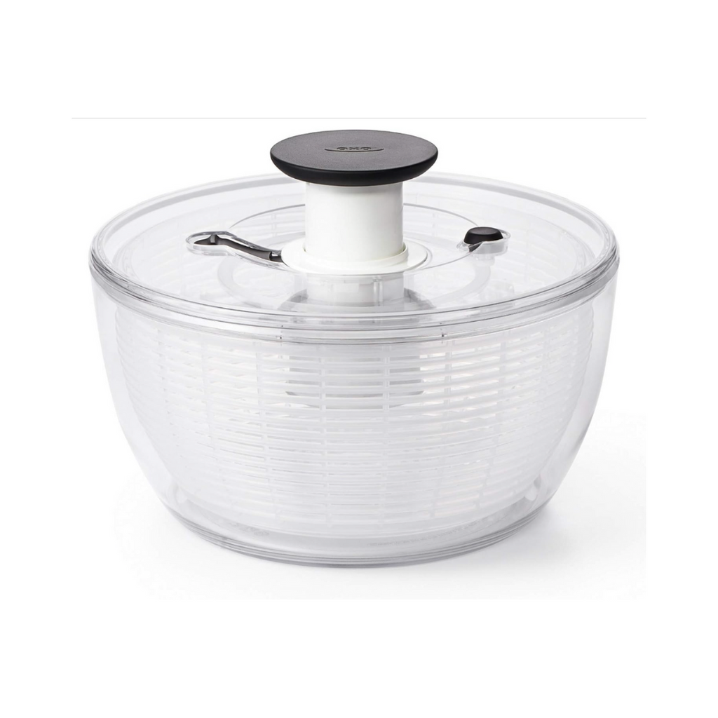 OXO Good Grips Salatschleuder mit Sieb und Deckel – zum Waschen und Trocknen von Salat