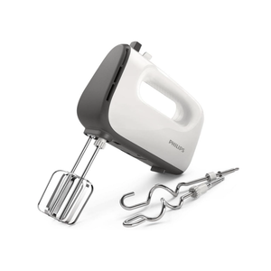 Philips Domestic Appliances HR3741/00 Handmixer, 450 W, 5 Geschwindigkeiten plus Turbo ,‎21.41 x 20.8 x 11.4 cm, weiß/schwarz