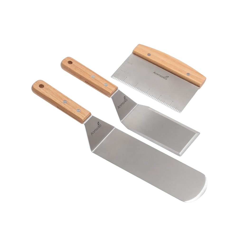 Professionelles Metall-Pfannenwender-Set
