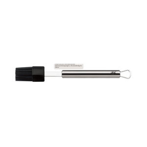 WMF Profi Plus Silikon-Backpinsel 20 cm, Cromargan Edelstahl, teilmattiert, Silikonborsten