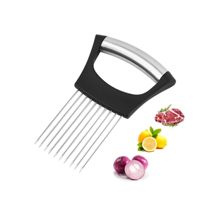 Zwiebelhalter aus Edelstahl Gemüseschneider