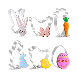BELSVOR Set mit 6 Ausstechformen Ostern