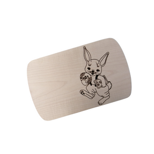Die Holzwarenfabrik Frühstücksbrett Ahorn "Hasenjunge"