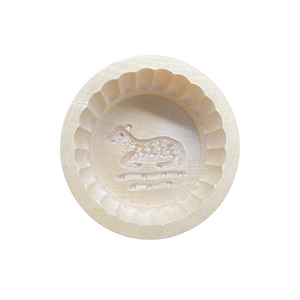 Butterform rund Motiv Lamm
