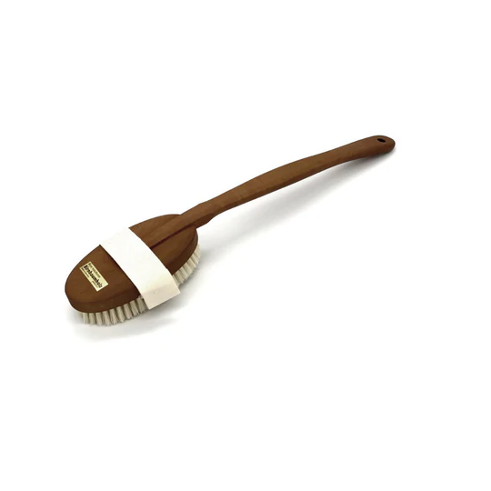 Badebürste  aus gewachstem Birnbaum 43 cm