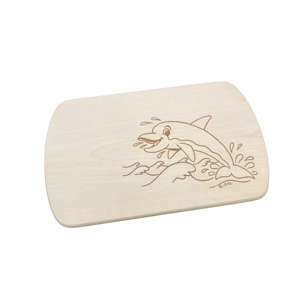 Die Holzwarenfabrik Brettchen mit Motiv Delfin 