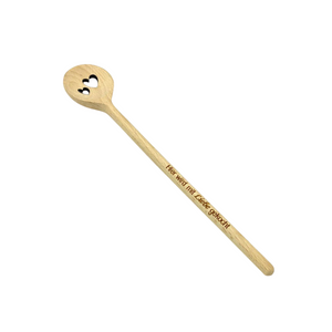 Kochlöffel mit 2 Herzen und runder Kelle (30 cm)