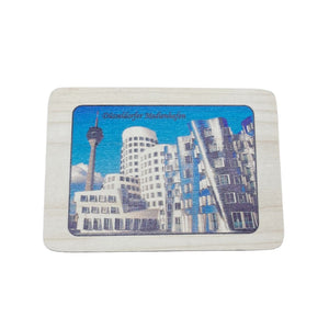 Postkarte, Buche, Motiv Düsseldorfer Medienhafen