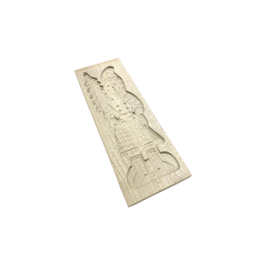 Die Holzwarenfabrik Spekulatiusform Nikolaus, 25 cm mal 9 cm 