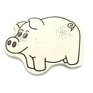 Frühstücksbrettchen "Schwein"