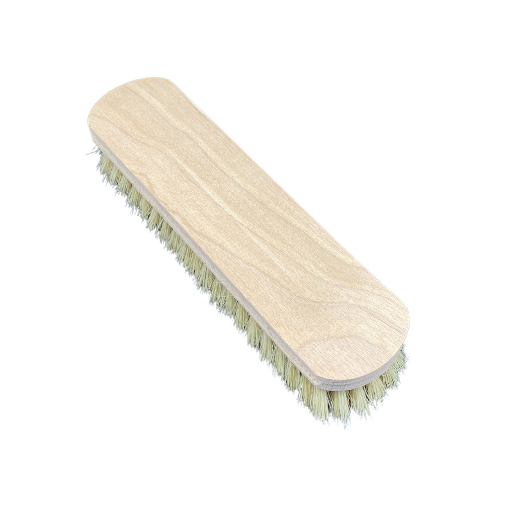 Die Holzwarenfabrik Glanzbürste helle Borsten (19 cm) Vorderseite