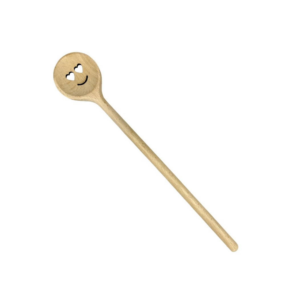 Die Holzwarenfabrik Kochlöffel Herzaugen mit runder Kelle (30 cm)