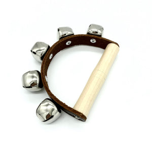 Schellenkranz mit Holzgriff