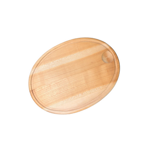 Die Holzwarenfabrik Schneidebrett aus Kirsche oval (38 cm x 28cm)